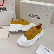 Alexander McQueen Tread Slick Lace Up Yellow - 5