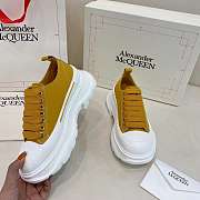 Alexander McQueen Tread Slick Lace Up Yellow - 3