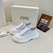 Alexander McQueen Tread Slick Lace Up White - 1