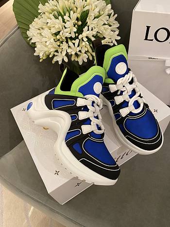 Louis Vuitton Archlight Trainer Monogram Blue Green