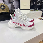 Louis Vuitton Archlight Trainer Monogram Pink White - 1