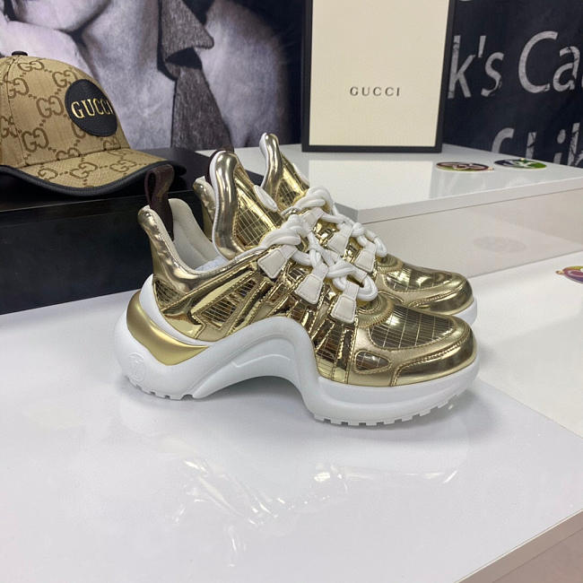 Louis Vuitton Archlight Trainer Monogram Gold - 1