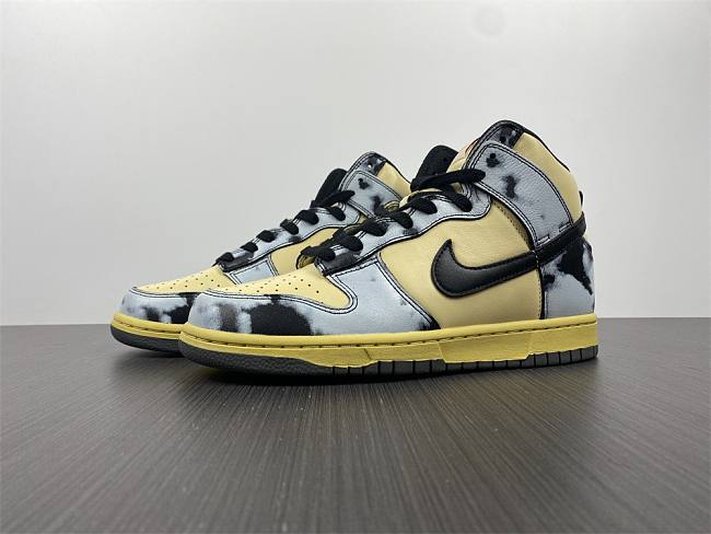 Nike Dunk High 1985 Black Acid Wash DD9404-700 - 1