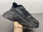 Balenciaga Triple S Fake Fur Black 668562W3CQ51000 - 5