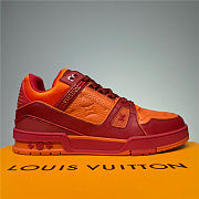 Louis Vuitton Top Sneaker Red Orange - 1