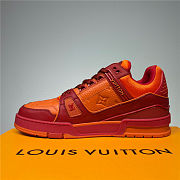 Louis Vuitton Top Sneaker Red Orange - 2