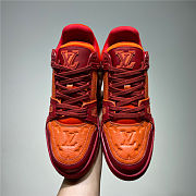 Louis Vuitton Top Sneaker Red Orange - 4