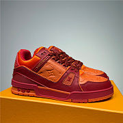 Louis Vuitton Top Sneaker Red Orange - 5