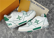 Louis Vuitton Top Sneaker White Green - 3