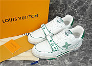 Louis Vuitton Top Sneaker White Green - 4