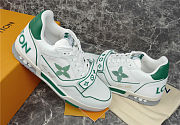 Louis Vuitton Top Sneaker White Green - 6