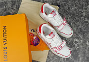 Louis Vuitton Top Sneaker White Red - 2