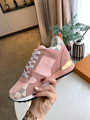 Luis Vuitton Run Away Sneakers Pink  - 2