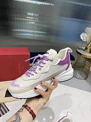 Valentino Vlogo Sneaker White Purple - 5