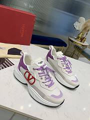 Valentino Vlogo Sneaker White Purple - 4