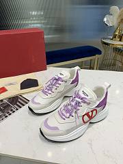 Valentino Vlogo Sneaker White Purple - 3