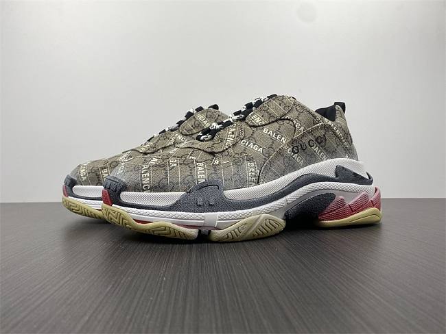 Gucci x Balenciaga The Hacker Project Triple S Beige 681066ULZ10 9795 - 1