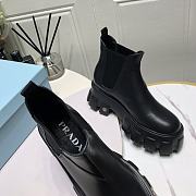 Monolith Brushed Leather Chelsea Boots Black - 6