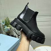 Monolith Brushed Leather Chelsea Boots Black - 3