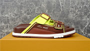 Louis Vuitton x NBA Trainer Mule Brown Green - 1