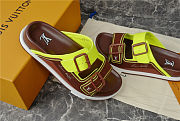 Louis Vuitton x NBA Trainer Mule Brown Green - 5