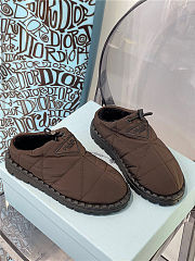 Prada Padded Nylon Slip-on Brown - 2