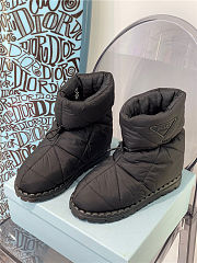 Prada Padded Nylon Booties Black - 4