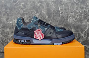 Louis Vuitton Trainer Sneaker Navy - 1