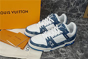 Louis Vuitton Trainer Sneaker Blue - 4