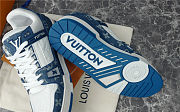 Louis Vuitton Trainer Sneaker Blue - 3