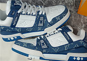 Louis Vuitton Trainer Sneaker Blue - 2