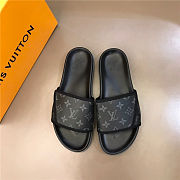 Louis Vuitton x NBA Miami Mule Black - 1