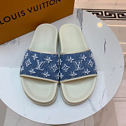 Louis Vuitton x NBA Miami Mule Blue - 1