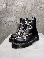 Rick Owen Laces Boots Black - 1