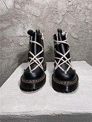 Rick Owen Laces Boots Black - 4