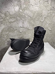 Rick Owen Boots Canvas Black - 2