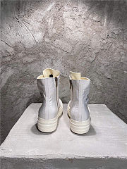 Rick Owen Boots Canvas White - 4