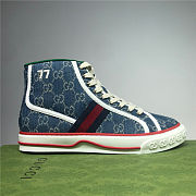 Gucci Tennis 1977 GG Sneaker Blue - 1