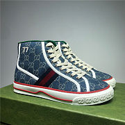 Gucci Tennis 1977 GG Sneaker Blue - 5