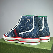 Gucci Tennis 1977 GG Sneaker Blue - 2