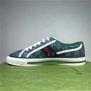 Gucci Tennis 1977 GG Low Blue - 4