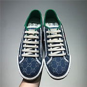 Gucci Tennis 1977 GG Low Blue - 2