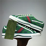 Gucci Tennis 1977 GG Low Green - 5