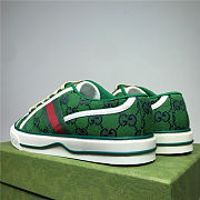 Gucci Tennis 1977 GG Low Green - 3