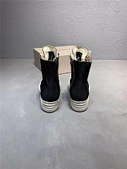 Rick Owen Boots Black White - 5