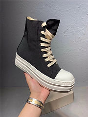 Rick Owen Boots Black White - 3