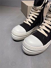 Rick Owen Boots Black White - 2