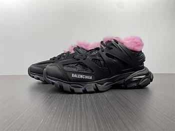 Balenciaga Track Black Pink fur