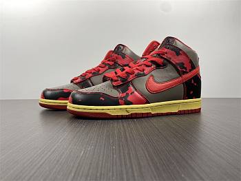 Nike Dunk High 1985 Red Acid Wash DD9404-600