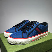 Gucci Tennis 1977 GG Low Navy - 3